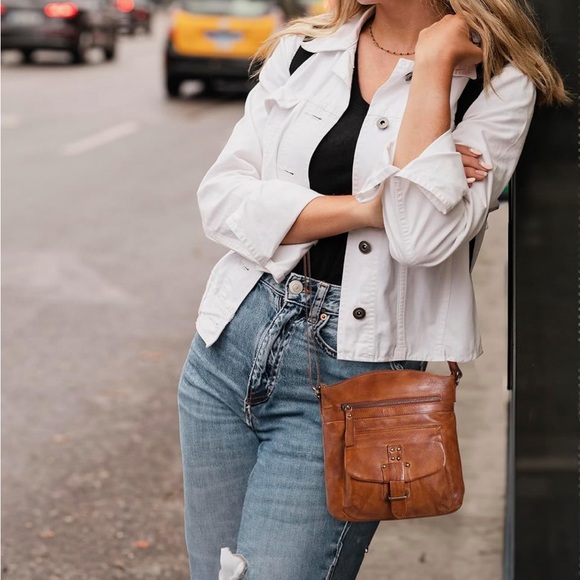 Leather Crossbody Bags for Women - Trendy Leather Crossbody Purses For Women - Picture 3 of 4